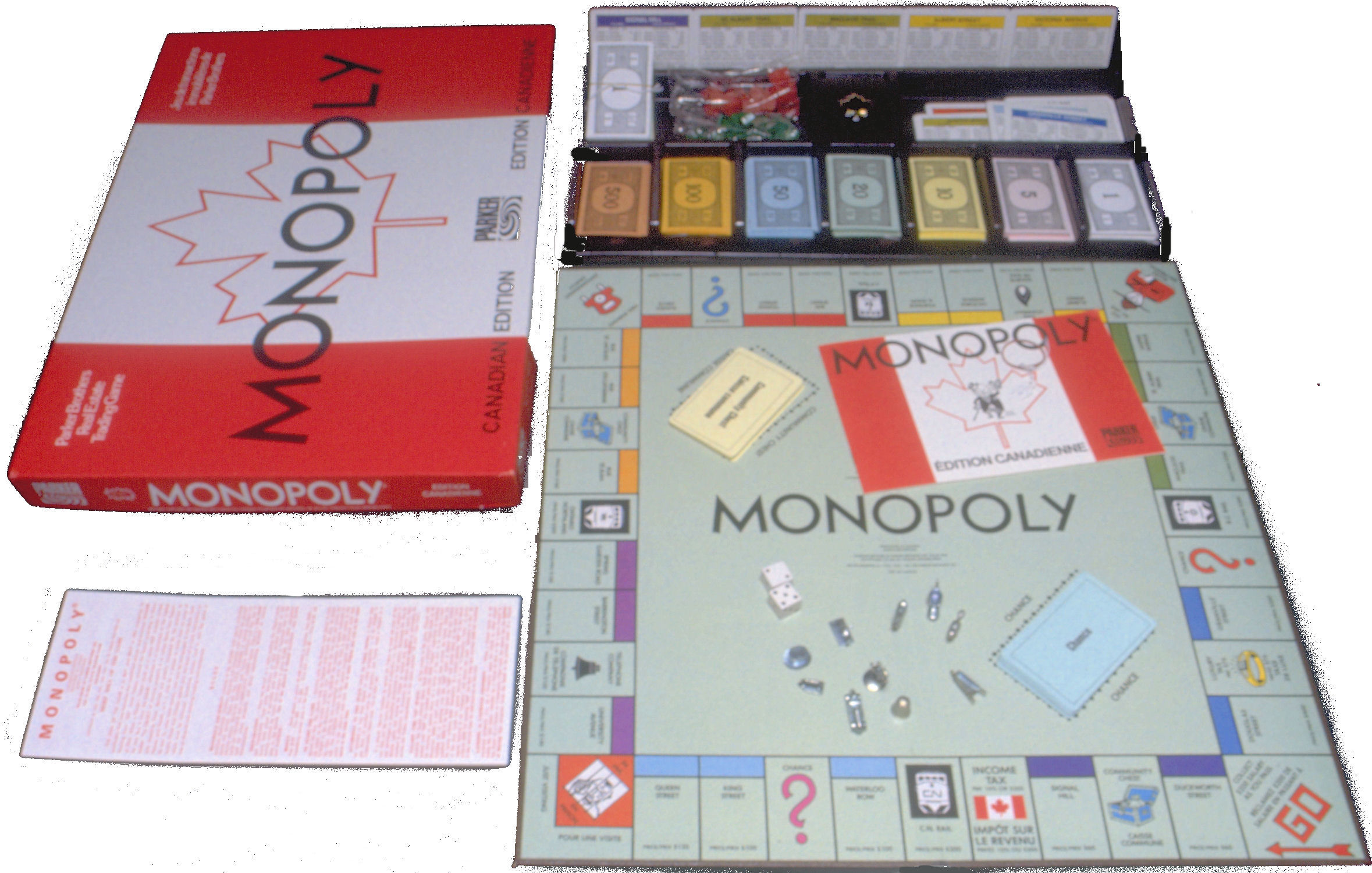 Canadian Monopoly Set