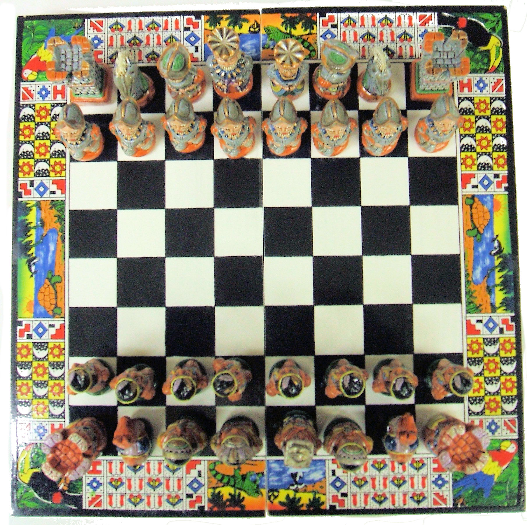 Latin Board with pieces