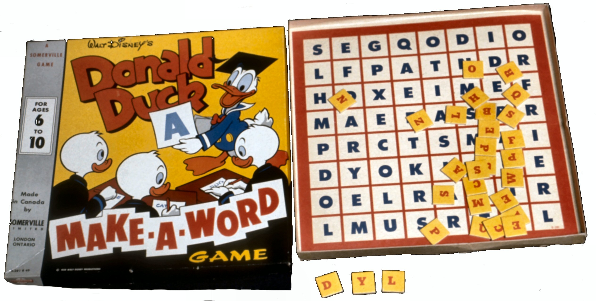 Donald Duck Word Game