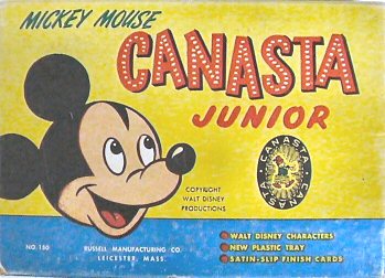 Mickey Canasta Cards