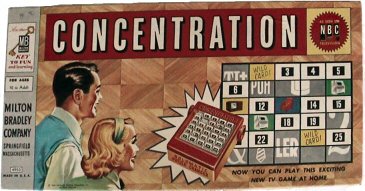 Concentration Game Box